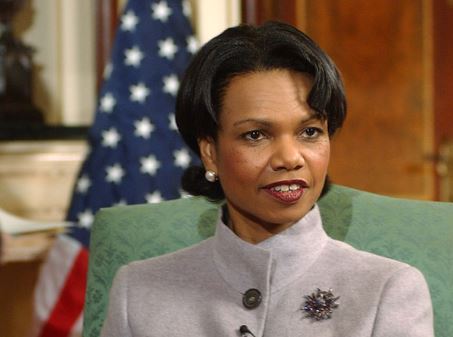 Condoleezza Rice « rappelez-vous juste les dates. 1914, 1941, 2001. Ces conflits reviennent toujours »