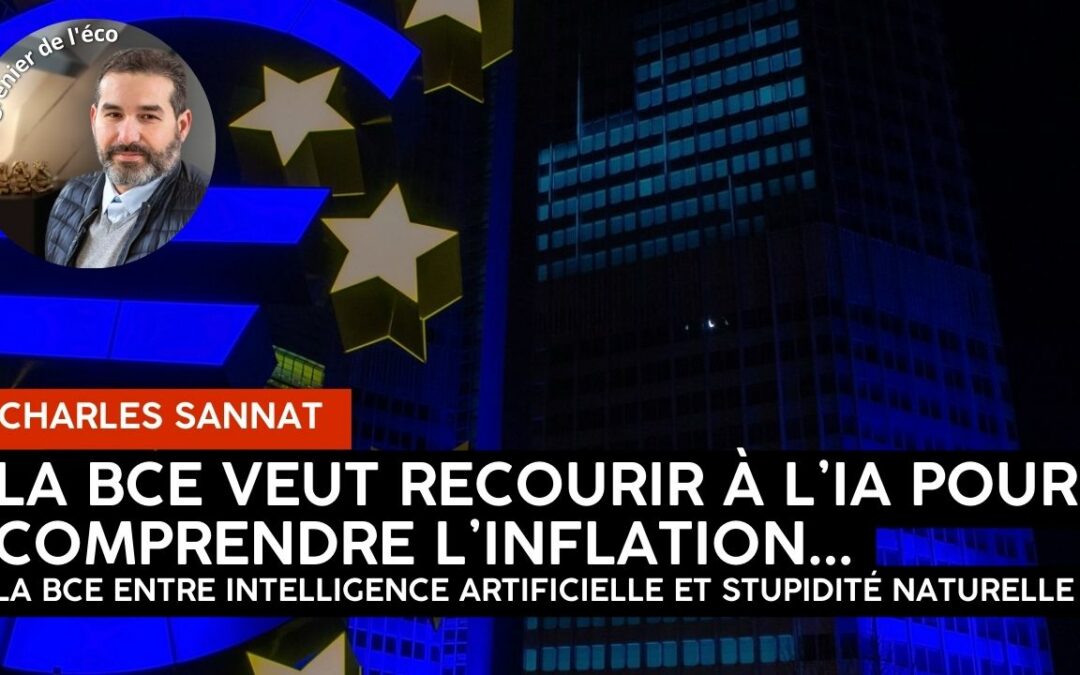 « Ce n’est pas une blague. La BCE veut recourir à l’IA pour comprendre l’inflation !  ». L’édito de Charles SANNAT