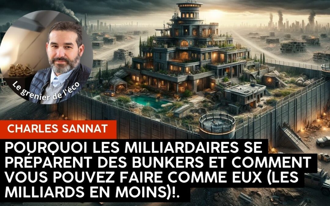 « Pourquoi les milliardaires se préparent des bunkers et comment vous pouvez faire comme eux, les milliards en moins ! ». L’édito de Charles SANNAT