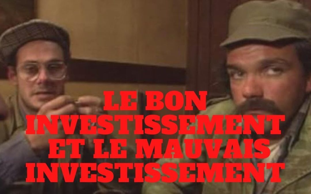 « Bon investissement, mauvais investissement comment faire la différence pour ne pas se faire piéger ? » L’édito de Charles SANNAT