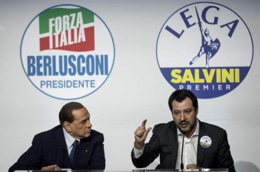 italie lega berlusconi salvini