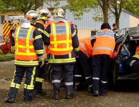 sapeur pompier accident de la route