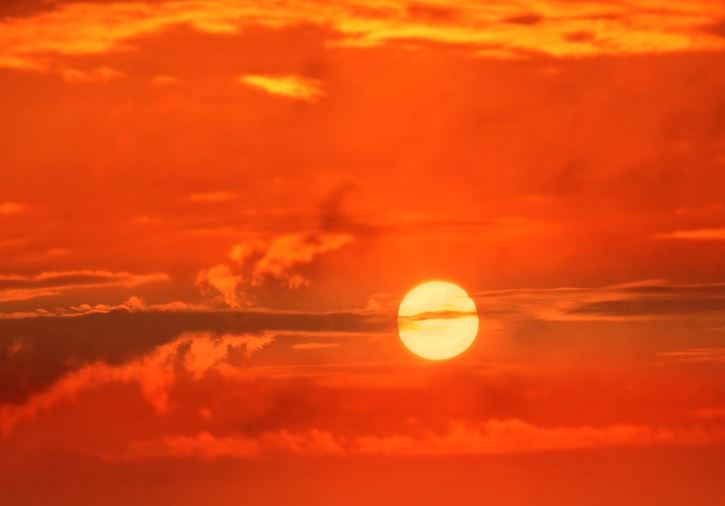 soleil chauffe canicule