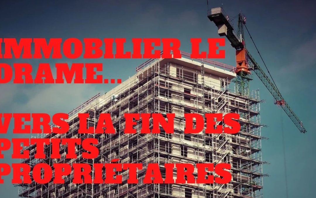 « Immobilier, le drame de la transition et la fin des petits propriétaires ? » L’édito de Charles SANNAT