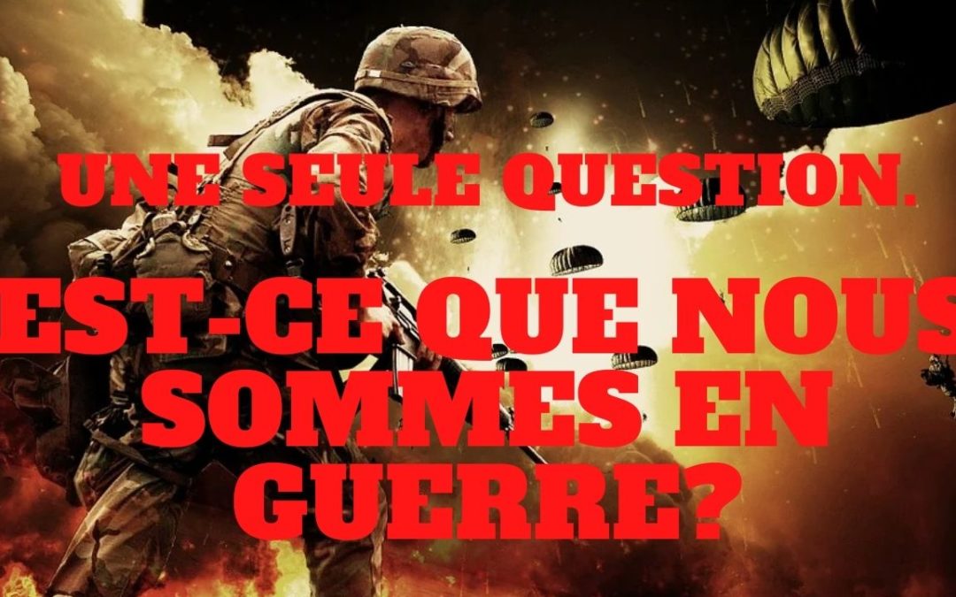 La seule question à se poser : « Est-ce que nous sommes en guerre ? » L’édito de Charles SANNAT